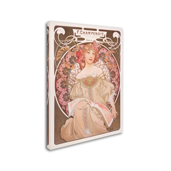 Alphonse Mucha 'Reverie' Canvas Art,18x24